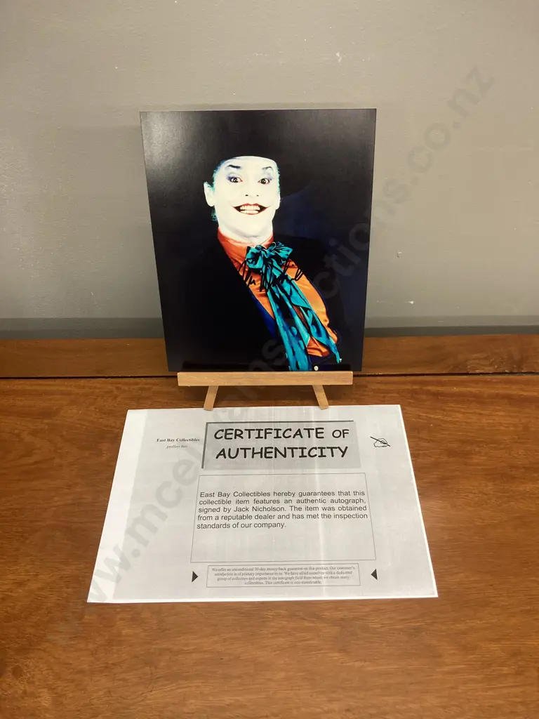 Jack Nicholson Signed Photo With Authentication, 25 x 20cm Image 1++